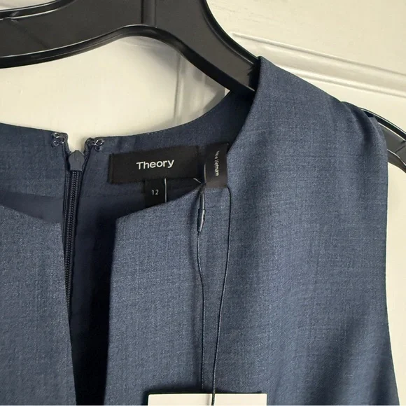 Theory Blue Ocean Miyani Dress - Picture 9 of 13